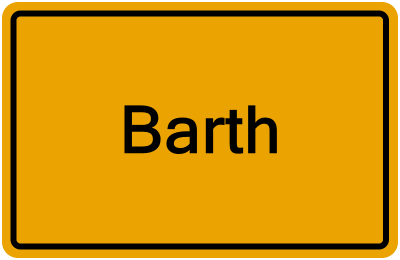 Handelsregisterauszug Barth