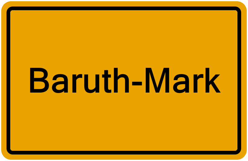 Handelsregisterauszug Baruth-Mark