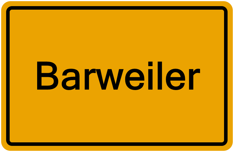 Handelsregisterauszug Barweiler
