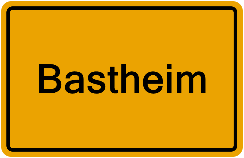 Handelsregisterauszug Bastheim