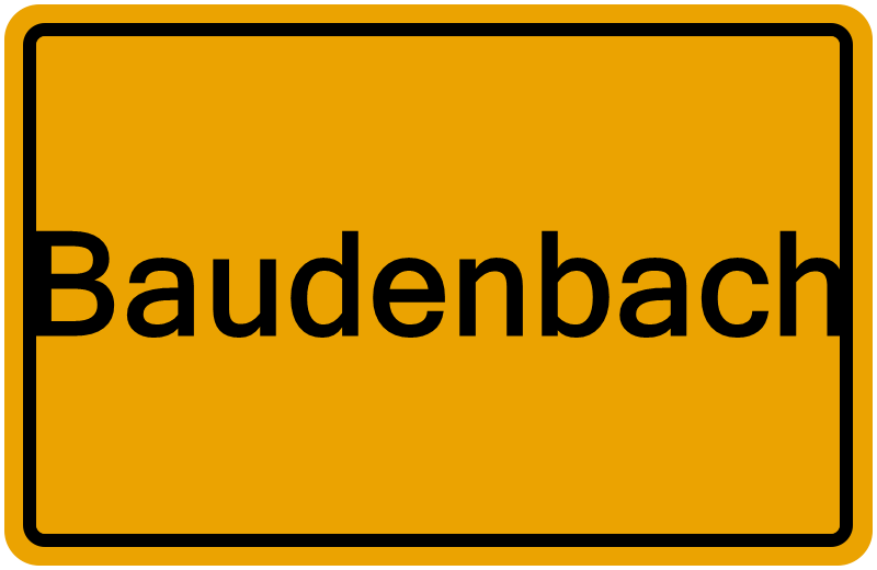 Handelsregisterauszug Baudenbach