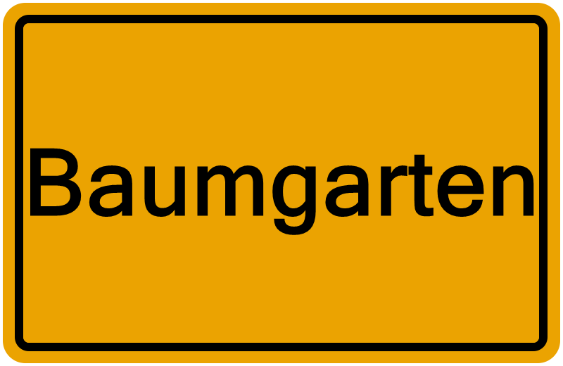 Handelsregisterauszug Baumgarten