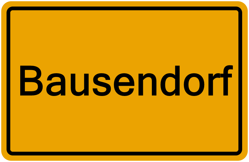 Handelsregisterauszug Bausendorf