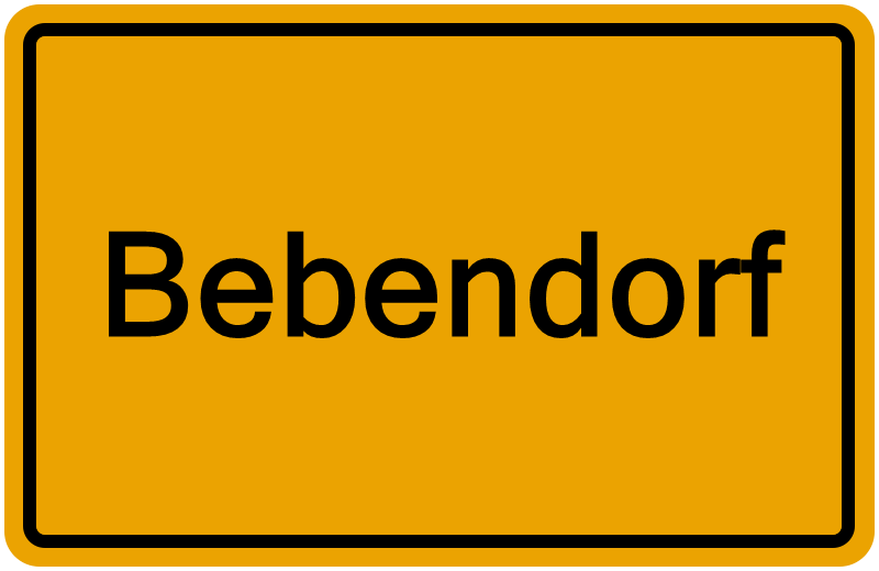 Handelsregisterauszug Bebendorf