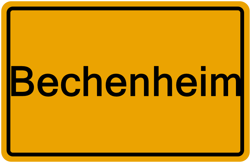 Handelsregisterauszug Bechenheim