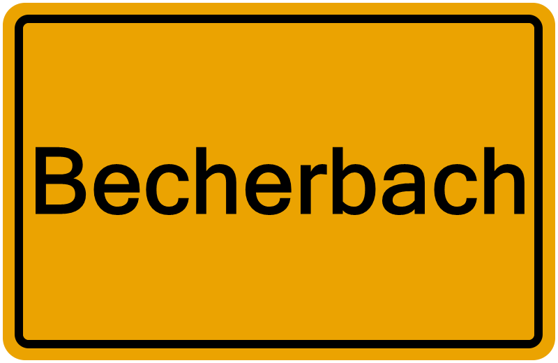 Handelsregisterauszug Becherbach