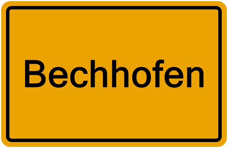 Handelsregisterauszug Bechhofen
