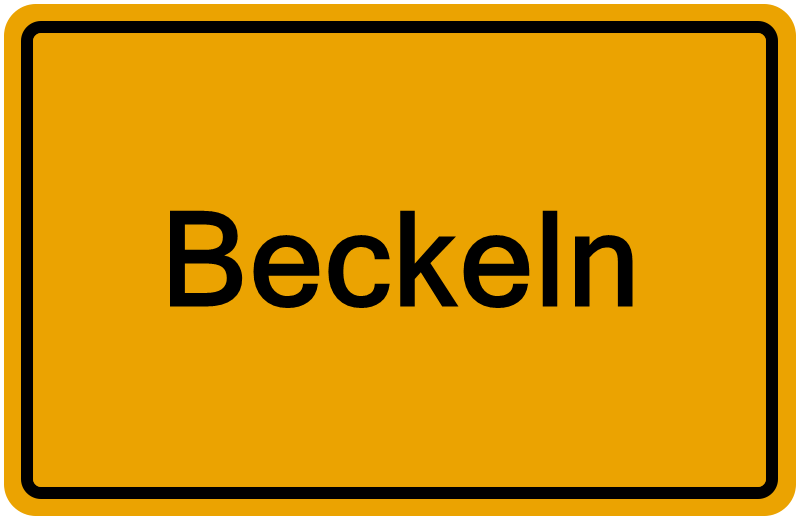 Handelsregisterauszug Beckeln