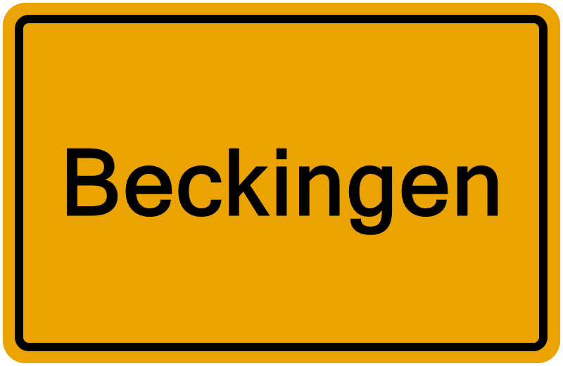 Handelsregisterauszug Beckingen