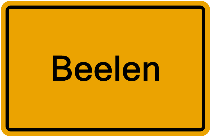 Handelsregisterauszug Beelen