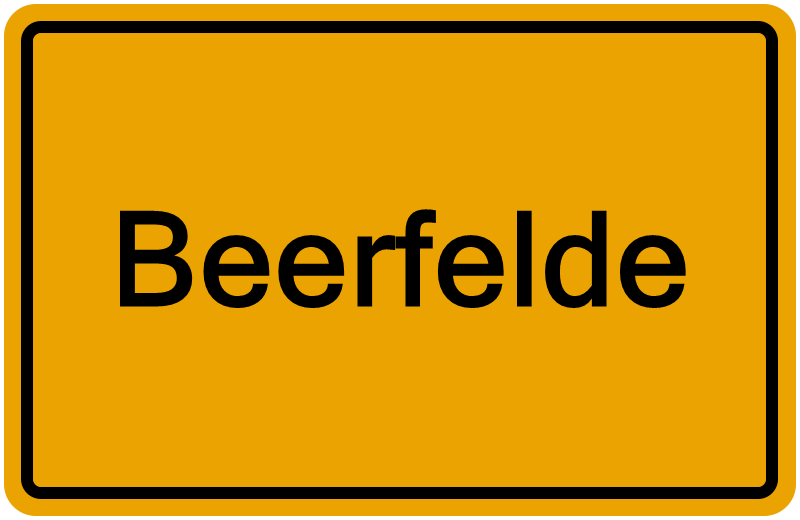 Handelsregisterauszug Beerfelde