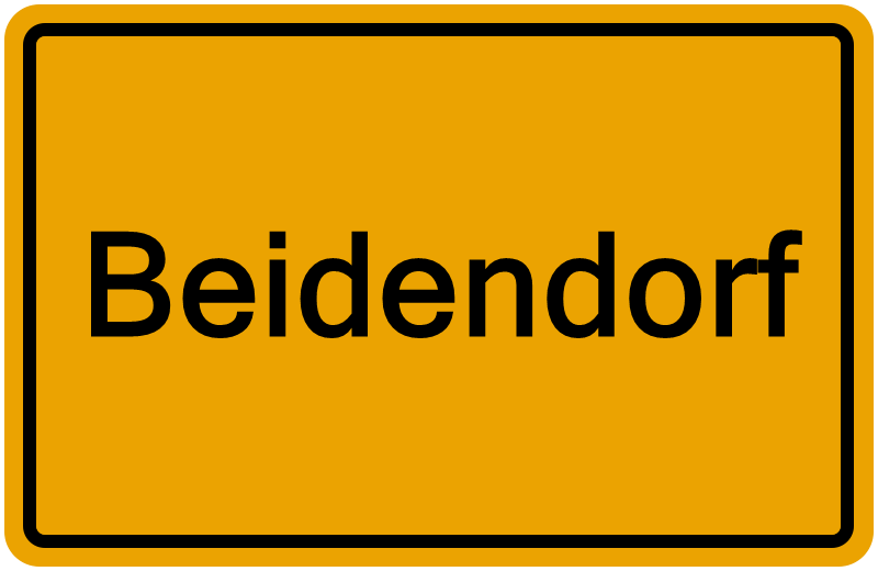 Handelsregisterauszug Beidendorf