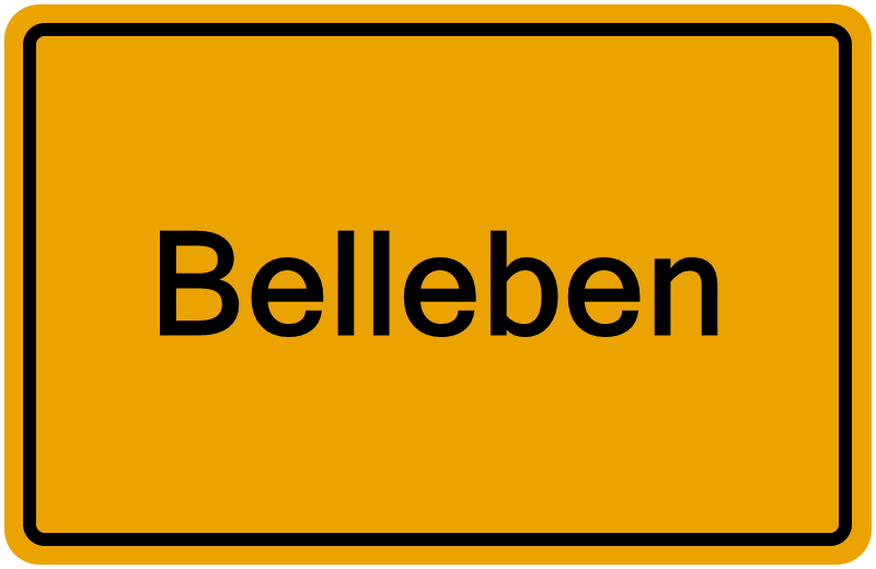 Handelsregisterauszug Belleben