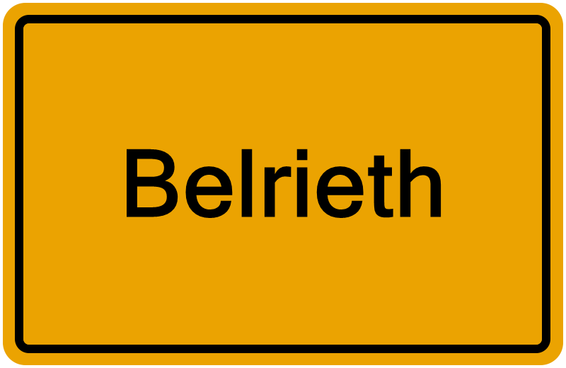 Handelsregisterauszug Belrieth