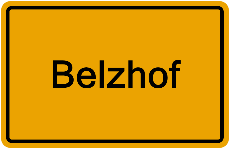 Handelsregisterauszug Belzhof