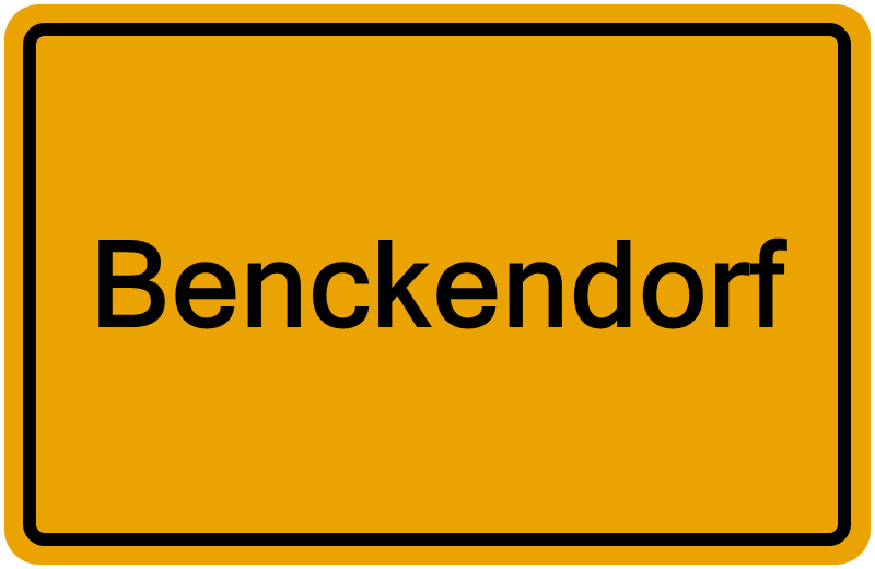 Handelsregisterauszug Benckendorf