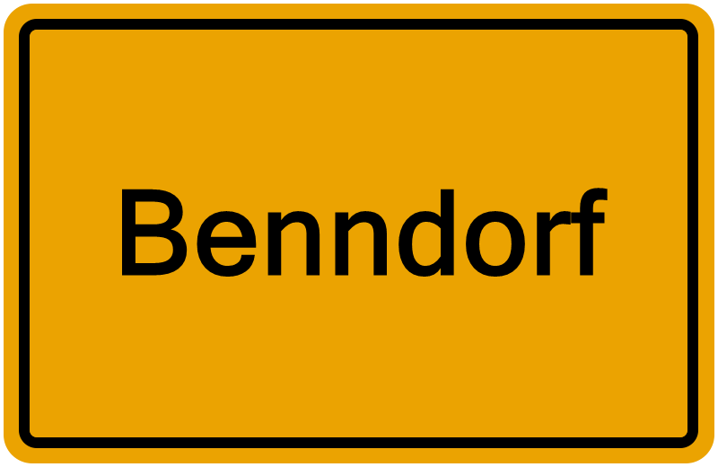 Handelsregisterauszug Benndorf