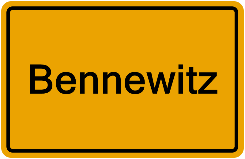Handelsregisterauszug Bennewitz