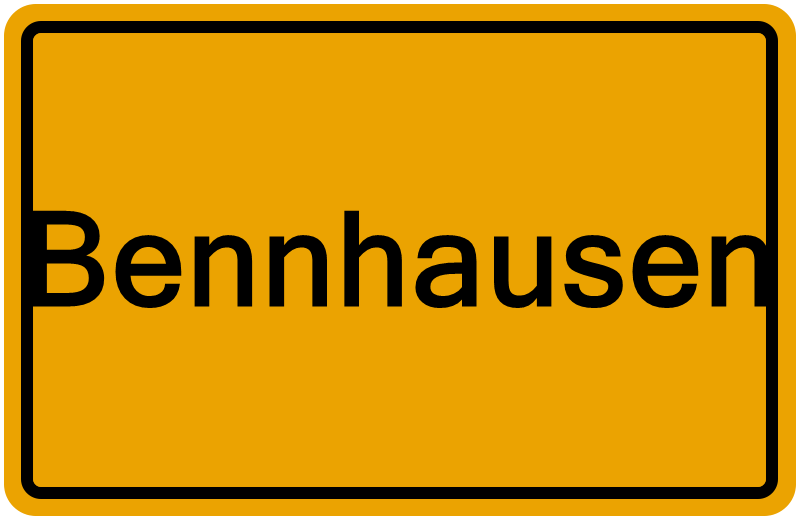 Handelsregisterauszug Bennhausen