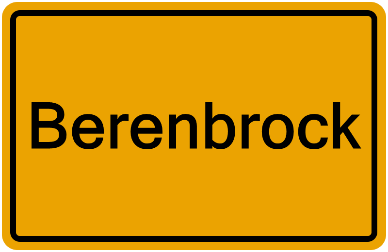 Handelsregisterauszug Berenbrock