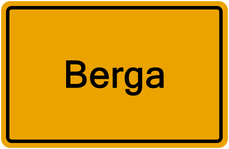 Handelsregisterauszug Berga
