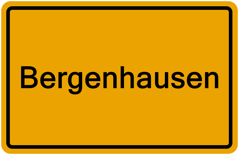 Handelsregisterauszug Bergenhausen