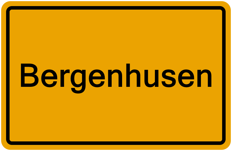 Handelsregisterauszug Bergenhusen
