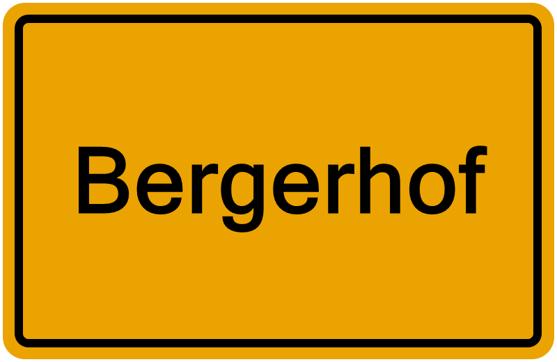 Handelsregisterauszug Bergerhof