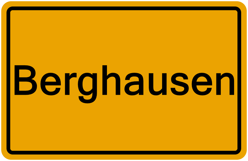 Handelsregisterauszug Berghausen