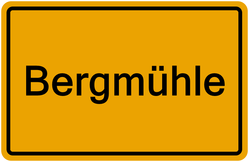 Handelsregisterauszug Bergmühle