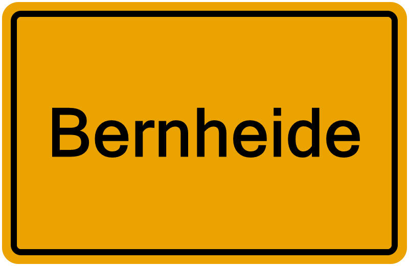 Handelsregisterauszug Bernheide
