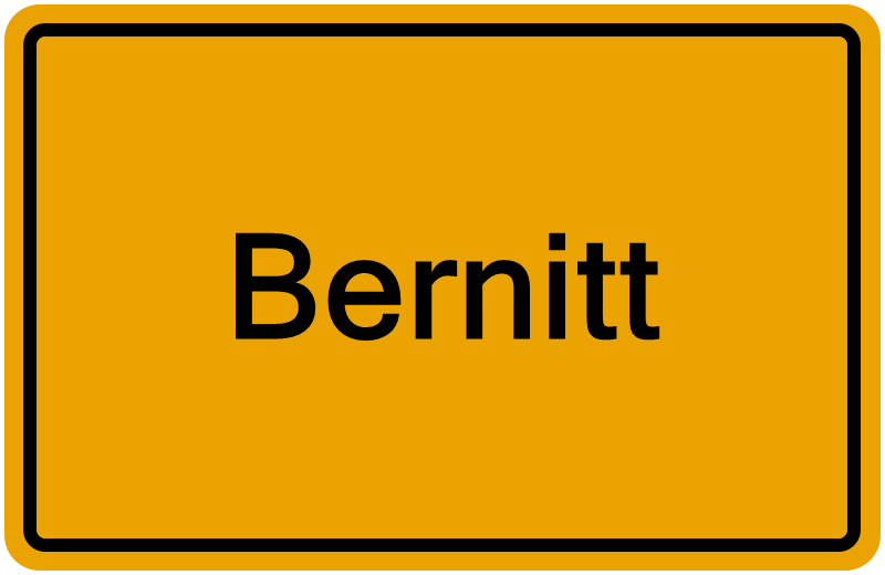 Handelsregisterauszug Bernitt