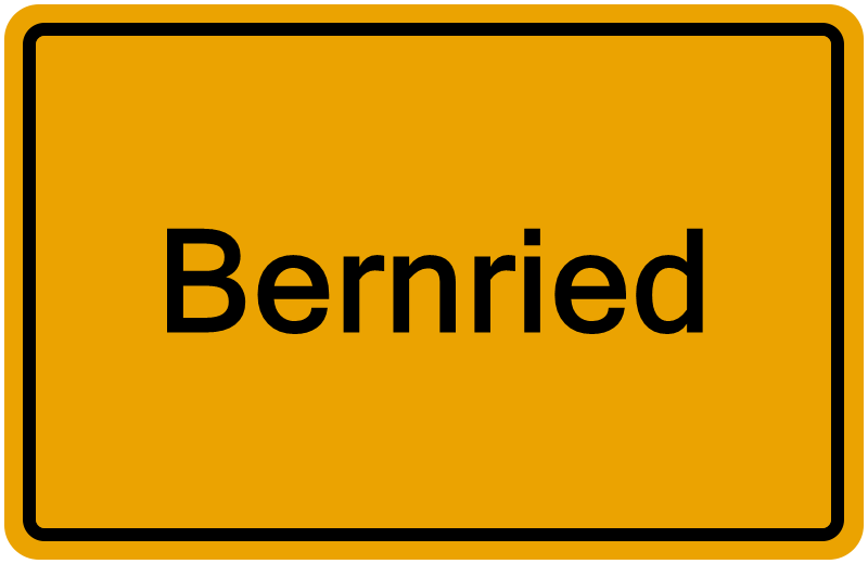 Handelsregisterauszug Bernried