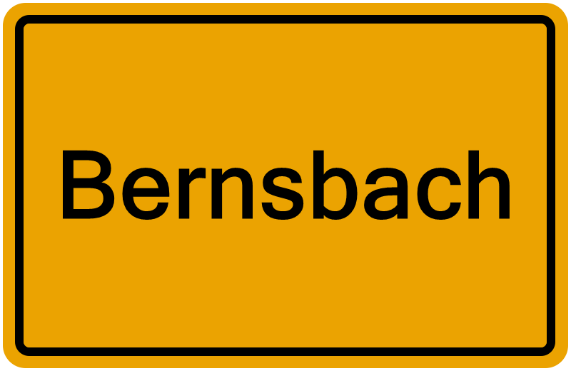 Handelsregisterauszug Bernsbach