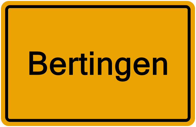 Handelsregisterauszug Bertingen