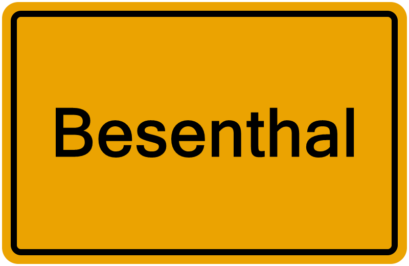 Handelsregisterauszug Besenthal