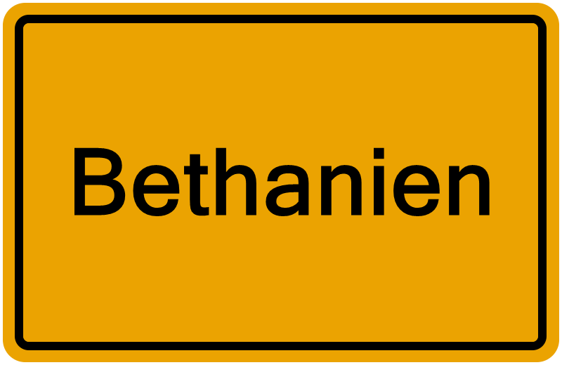 Handelsregisterauszug Bethanien