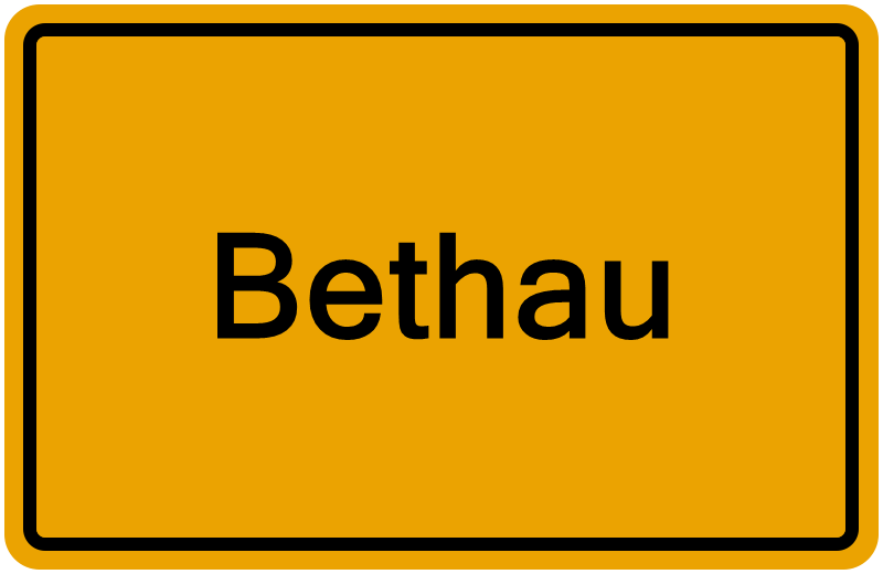 Handelsregisterauszug Bethau