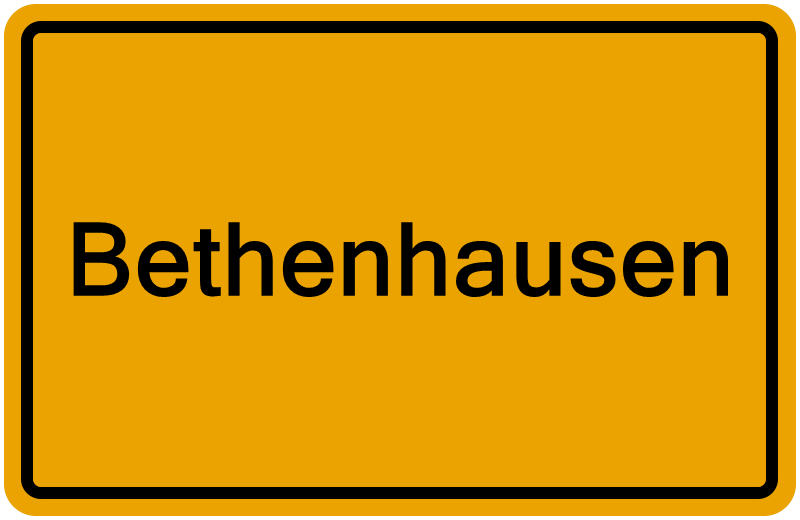 Handelsregisterauszug Bethenhausen