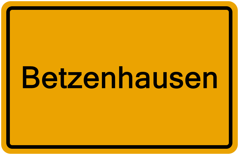 Handelsregisterauszug Betzenhausen