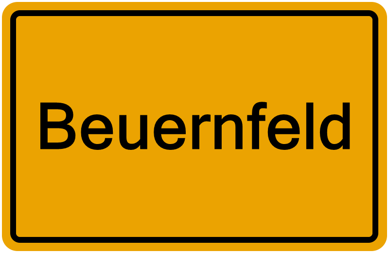 Handelsregisterauszug Beuernfeld