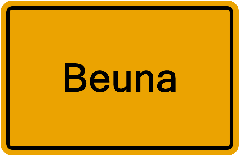 Handelsregisterauszug Beuna