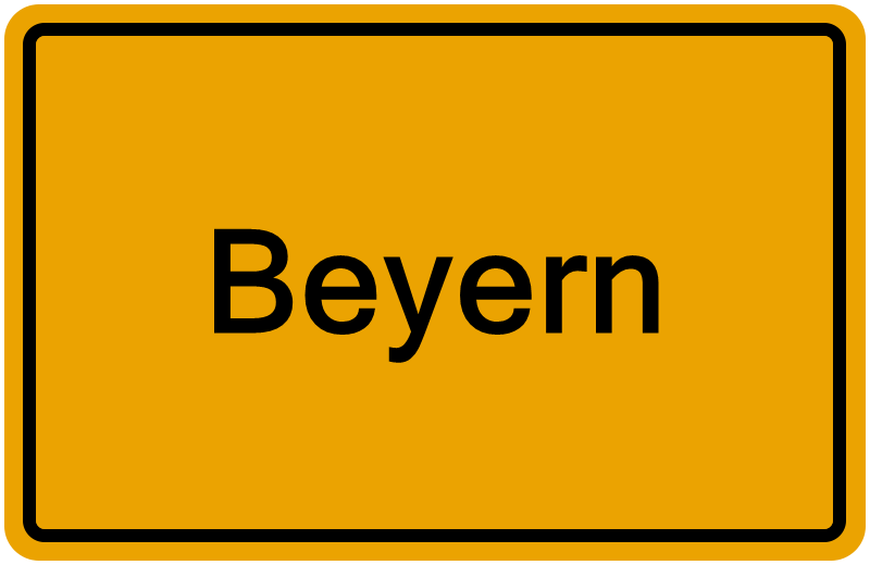 Handelsregisterauszug Beyern