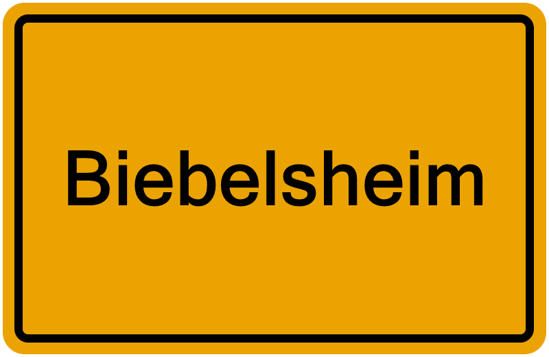Handelsregisterauszug Biebelsheim