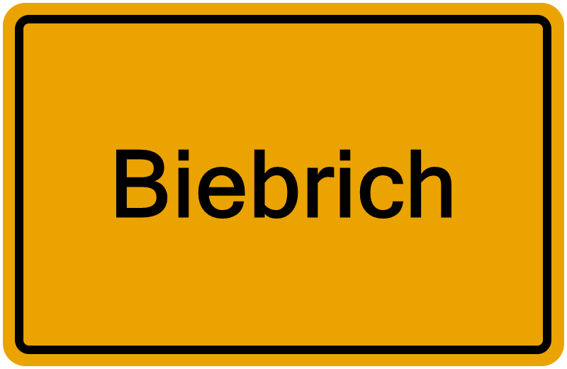 Handelsregisterauszug Biebrich