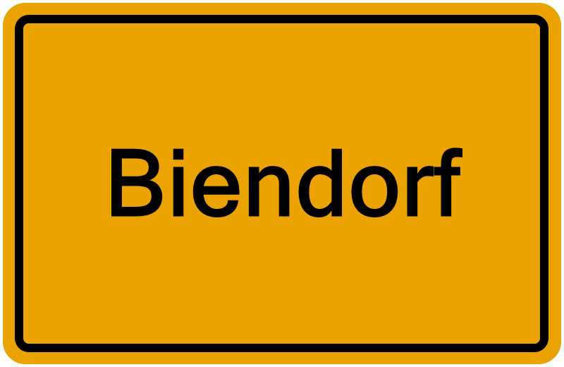 Handelsregisterauszug Biendorf
