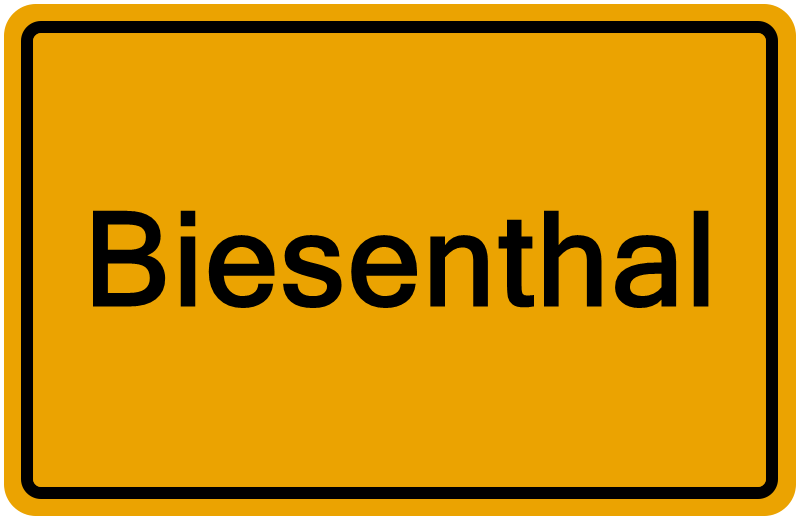 Handelsregisterauszug Biesenthal