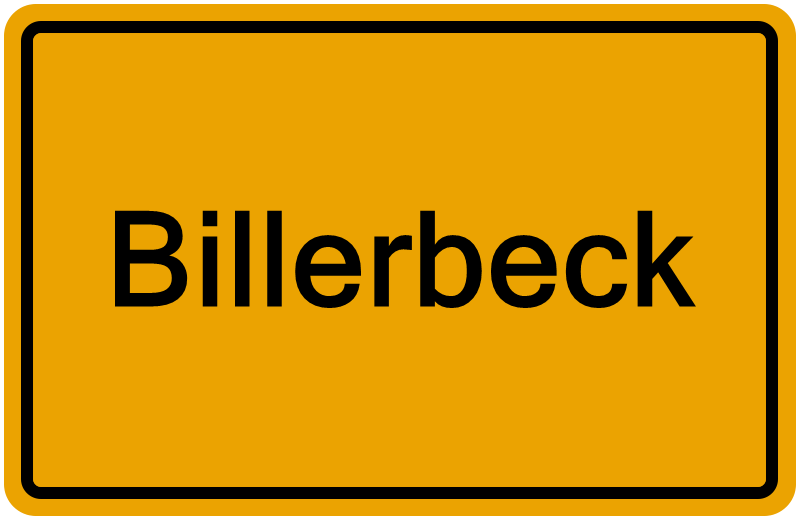 Handelsregisterauszug Billerbeck