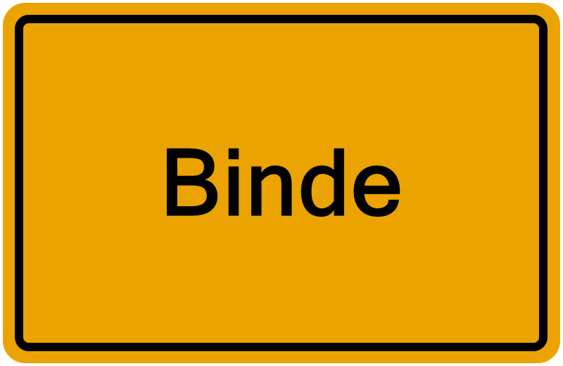 Handelsregisterauszug Binde
