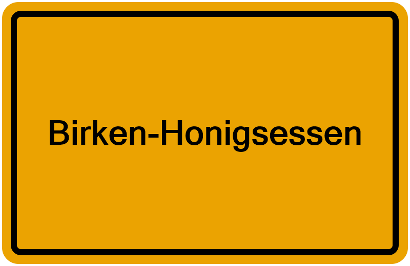 Handelsregisterauszug Birken-Honigsessen